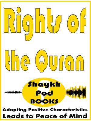 cover image of Rights of the Quran
